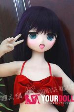 GUAVADOLL DM02 136cm AAカップ ノーマル肌 手描きメイク ビニール製のヘッド 舌出し ラブドール