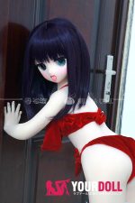 GUAVADOLL DM02 136cm AAカップ ノーマル肌 手描きメイク ビニール製のヘッド 舌出し ラブドール - 画像 (4)