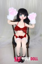 GUAVADOLL DM02 136cm AAカップ ノーマル肌 手描きメイク ビニール製のヘッド 舌出し ラブドール - 画像 (7)