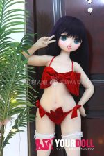 GUAVADOLL DM02 136cm AAカップ ノーマル肌 手描きメイク ビニール製のヘッド 舌出し ラブドール - 画像 (6)