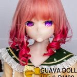 GUAVADOLL DM08 145cm Dカップ ノーマル肌 手描きメイク ビニール製のヘッド ボディ選択可 可愛い ラブドール