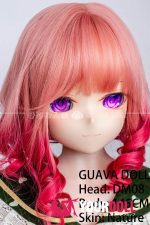 GUAVADOLL DM08 145cm Dカップ ノーマル肌 手描きメイク ビニール製のヘッド ボディ選択可 可愛い ラブドール - 画像 (2)