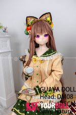 GUAVADOLL DM08 145cm Dカップ ノーマル肌 手描きメイク ビニール製のヘッド ボディ選択可 可愛い ラブドール - 画像 (7)