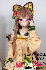 GUAVADOLL DM08 145cm Dカップ ノーマル肌 手描きメイク ビニール製のヘッド ボディ選択可 可愛い ラブドール - 画像 (3)