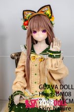 GUAVADOLL DM08 145cm Dカップ ノーマル肌 手描きメイク ビニール製のヘッド ボディ選択可 可愛い ラブドール - 画像 (6)