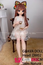 GUAVADOLL DM02 145cm Dカップ ノーマル肌 手描きメイク ビニール製のヘッド ボディ選択可 猫耳 ラブドール - 画像 (9)