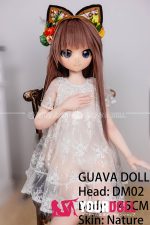 GUAVADOLL DM02 145cm Dカップ ノーマル肌 手描きメイク ビニール製のヘッド ボディ選択可 猫耳 ラブドール - 画像 (4)