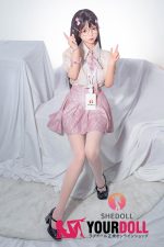 Shedoll Luoxiaoxi(洛小夕) 148cm  Dカップ フルシリコン ボディ材質選択可 顎機能追加可 ラブドール - 画像 (14)