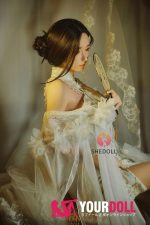 Shedoll Chulin(楚琳)  158cm  Cカップ 顎機能追加可 シリコン ボディ材質選択可 ラブドール  美人 - 画像 (13)