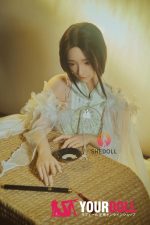 Shedoll Chulin(楚琳)  158cm  Cカップ 顎機能追加可 シリコン ボディ材質選択可 ラブドール  美人 - 画像 (15)