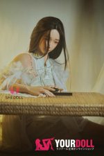 Shedoll Chulin(楚琳)  158cm  Cカップ 顎機能追加可 シリコン ボディ材質選択可 ラブドール  美人 - 画像 (11)