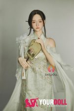 Shedoll Chulin(楚琳)  158cm  Cカップ 顎機能追加可 シリコン ボディ材質選択可 ラブドール  美人 - 画像 (17)