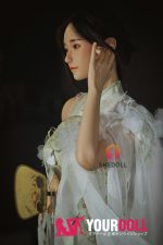 Shedoll Chulin(楚琳)  158cm  Cカップ 顎機能追加可 シリコン ボディ材質選択可 ラブドール  美人 - 画像 (9)