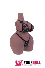 JoyoToy T7 Rosaline  41cm 7.5kg Wheat肌 ゼリー胸付き トルソー 半身ラブドール - 画像 (3)
