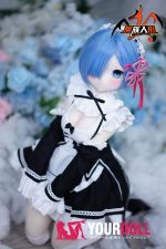 MOZU レムちゃん 85cm 大胸 6kg 画像通りの仕様 ビニールヘッド+TPEボディ メイド服 妹系 癒し系 ラブドール - 画像 (7)