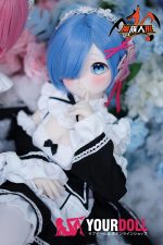 MOZU レムちゃん 85cm 大胸 6kg 画像通りの仕様 ビニールヘッド+TPEボディ メイド服 妹系 癒し系 ラブドール - 画像 (5)