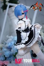 MOZU レムちゃん 85cm 大胸 6kg 画像通りの仕様 ビニールヘッド+TPEボディ メイド服 妹系 癒し系 ラブドール - 画像 (11)