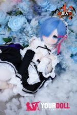 MOZU レムちゃん 85cm 大胸 6kg 画像通りの仕様 ビニールヘッド+TPEボディ メイド服 妹系 癒し系 ラブドール - 画像 (10)