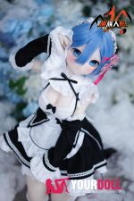 MOZU レムちゃん 85cm 大胸 6kg 画像通りの仕様 ビニールヘッド+TPEボディ メイド服 妹系 癒し系 ラブドール - 画像 (4)