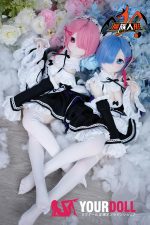 MOZU レムちゃん 85cm 大胸 6kg 画像通りの仕様 ビニールヘッド+TPEボディ メイド服 妹系 癒し系 ラブドール - 画像 (15)