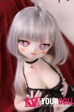 MOZU 悪魔ちゃん 85cm 大胸 6kg 画像通りの仕様 ビニールヘッド+TPEボディ 奴隷服 エロ ハート目 ラブドール - 画像 (2)