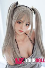 DOLLSENIOR 萌音(Mengyin) 148cm Dカップ フルシリコン ノーマル肌 顎機能追加可 ツインテール 清楚系 ラブドール