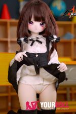 MOZU 弥子 85cm 小胸 6kg 画像通りの仕様 ビニールヘッド+TPEボディ アニメドール JK デレデレ - 画像 (8)