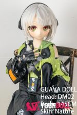 GUAVADOLL アンビー DM02 145cm Dカップ ノーマル肌 手描きメイク ビニール製のヘッド カッコイイ ラブドール - 画像 (9)