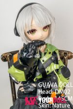 GUAVADOLL アンビー DM02 145cm Dカップ ノーマル肌 手描きメイク ビニール製のヘッド カッコイイ ラブドール - 画像 (7)