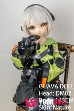 GUAVADOLL アンビー DM02 145cm Dカップ ノーマル肌 手描きメイク ビニール製のヘッド カッコイイ ラブドール - 画像 (11)