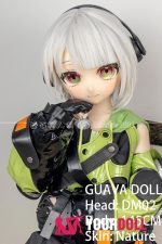 GUAVADOLL アンビー DM02 145cm Dカップ ノーマル肌 手描きメイク ビニール製のヘッド カッコイイ ラブドール - 画像 (4)
