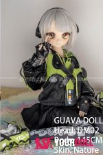 GUAVADOLL アンビー DM02 145cm Dカップ ノーマル肌 手描きメイク ビニール製のヘッド カッコイイ ラブドール - 画像 (13)