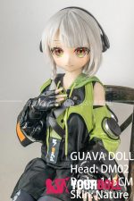 GUAVADOLL アンビー DM02 145cm Dカップ ノーマル肌 手描きメイク ビニール製のヘッド カッコイイ ラブドール - 画像 (8)