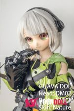 GUAVADOLL アンビー DM02 145cm Dカップ ノーマル肌 手描きメイク ビニール製のヘッド カッコイイ ラブドール - 画像 (6)