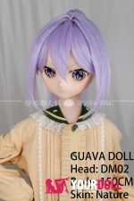 GUAVADOLL DM02 150cm Aカップ ノーマル肌  手描きメイク ビニール製のヘッド 可愛い系 ラブドール - 画像 (3)