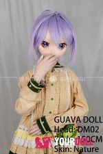 GUAVADOLL DM02 150cm Aカップ ノーマル肌  手描きメイク ビニール製のヘッド 可愛い系 ラブドール - 画像 (5)