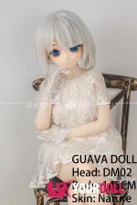 GUAVADOLL DM08 145cm Dカップ ノーマル肌 手描きメイク ビニール製のヘッド ボディ選択可 アニメ ラブドール - 画像 (9)