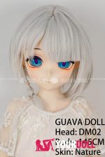 GUAVADOLL DM08 145cm Dカップ ノーマル肌 手描きメイク ビニール製のヘッド ボディ選択可 アニメ ラブドール - 画像 (2)