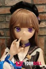 GUAVADOLL DM02 145cm Aカップ ノーマル肌 デカールメイク ビニール製のヘッド コスプレ系 美少女 アニメドール