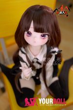 MOZU 弥子 85cm 小胸 6kg 画像通りの仕様 ビニールヘッド+TPEボディ アニメドール JK デレデレ - 画像 (6)