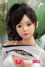 Shedoll Zhiyuan(芷沅)  158cm  Cカップ 顎機能追加可 シリコン ボディ材質選択可 美人 ラブドール - 画像 (3)
