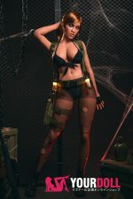 Top Fire Doll Hedy T04 163cm Gカップ ダークブラウン肌 フルシリコン 顎機能付き ワイルド ラブドール - 画像 (13)