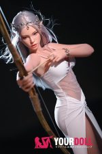 Top Fire Doll Lorna T07 165cm Cカップ ノーマル肌 フルシリコン 顎機能付き エルフ 高級 ラブドール - 画像 (5)