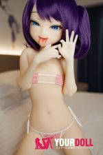 IROKEBIJIN Aisa 110cm-slim Aカップ S-TPE製 ボディ選択可  White肌 ぺったんこ メスガキ ラブドール 新品 - 画像 (5)