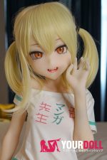 IROKEBIJIN Abby-Y 128cm Bカップ S-TPE製 ボディ選択可  White肌 八重歯 ツインテール ラブドール 最新