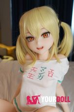 IROKEBIJIN Abby-Y 128cm Bカップ S-TPE製 ボディ選択可  White肌 八重歯 ツインテール ラブドール 最新 - 画像 (2)