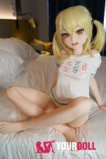 IROKEBIJIN Abby-Y 128cm Bカップ S-TPE製 ボディ選択可  White肌 八重歯 ツインテール ラブドール 最新 - 画像 (6)