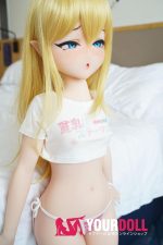 IROKEBIJIN Rio-B  110cm-Chubby Aカップ S-TPE製 ボディ選択可   White肌 アニメ エルフ耳 ラブドール 新品 - 画像 (3)