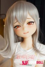IROKEBIJIN Rio-A 110cm-Chubby Aカップ S-TPE製 ボディ選択可  White肌 メスガキ エルフ耳 アニメドール - 画像 (2)