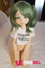IROKEBIJIN Yui-B 110cm-Chubby Aカップ S-TPE製 ボディ選択可  White肌  照れ顔 ラブドール - 画像 (5)